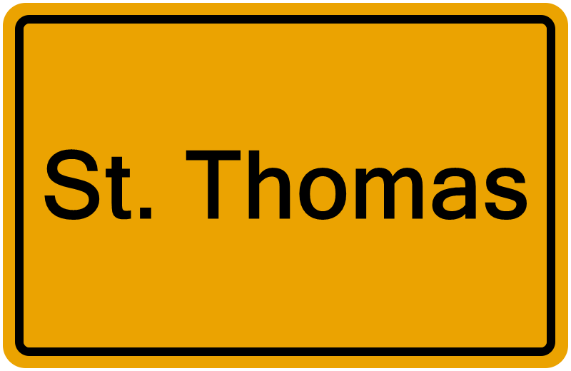 Handelsregisterauszug St. Thomas